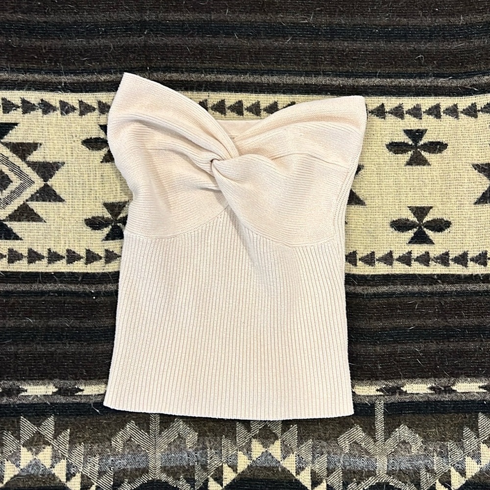 Strapless Knit Top